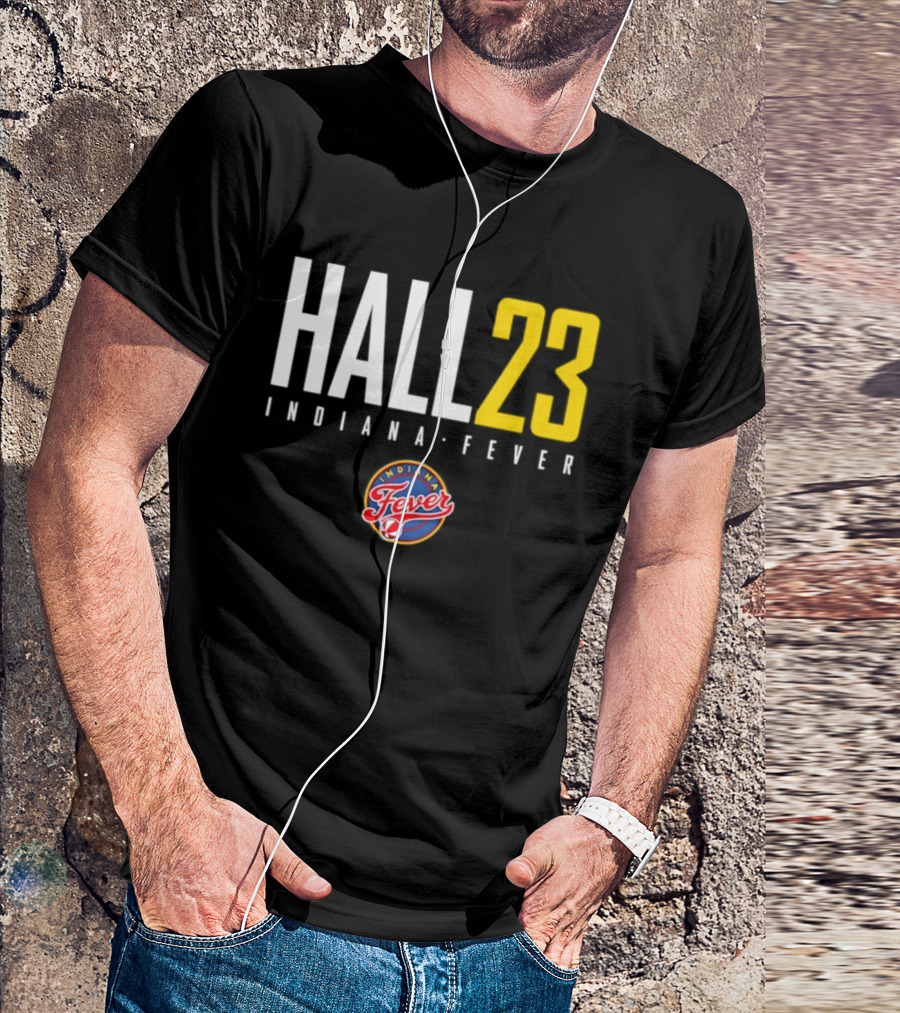 Indiana Fever Lexie Hall 23 WNBA Team Fan Gear T-Shirt