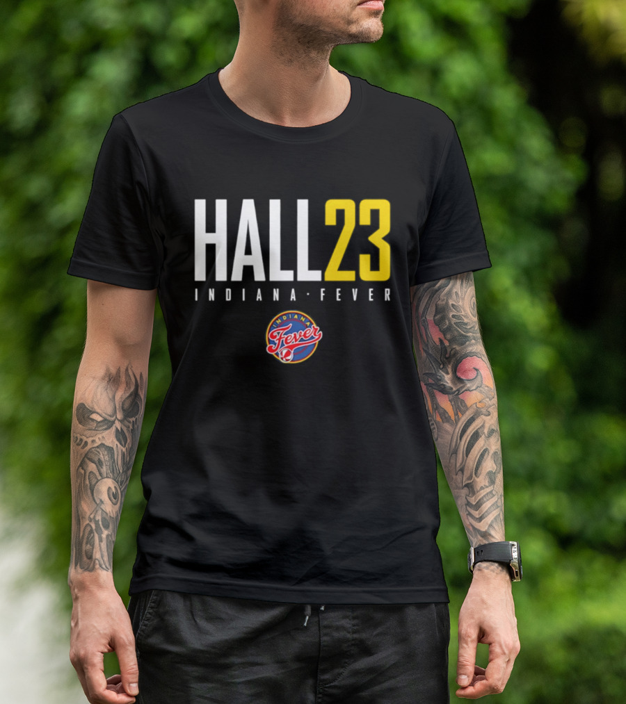Indiana Fever Lexie Hall 23 WNBA Team Fan Gear T-Shirt