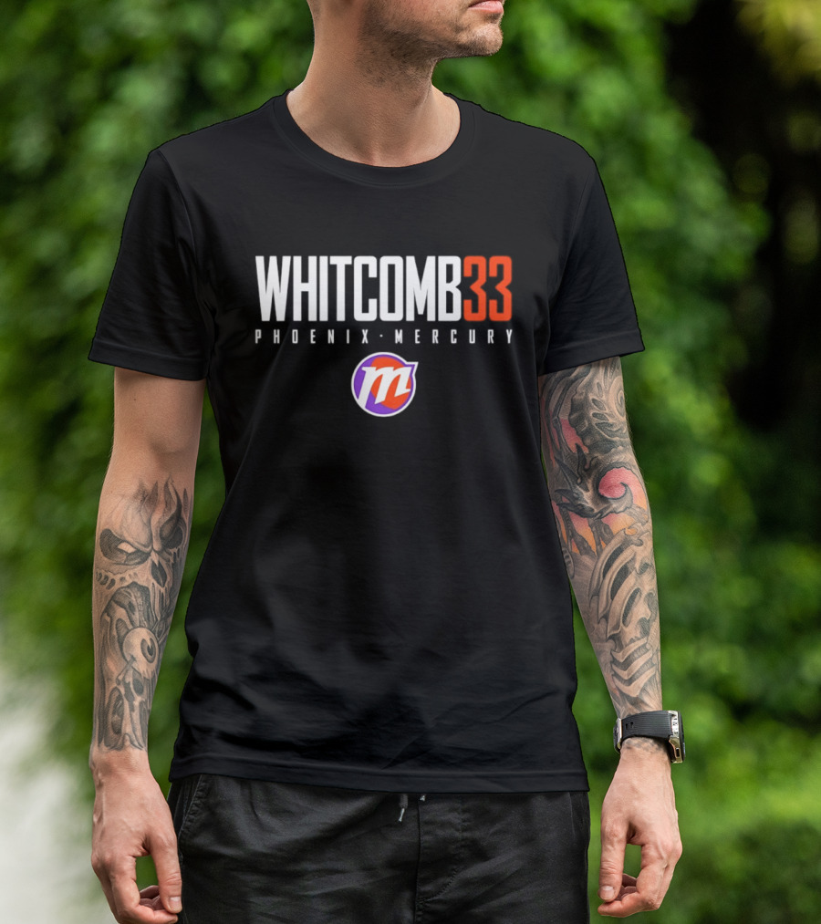 Whitcomb 33 Phoenix Mercury WNBA Name And Number T-Shirt