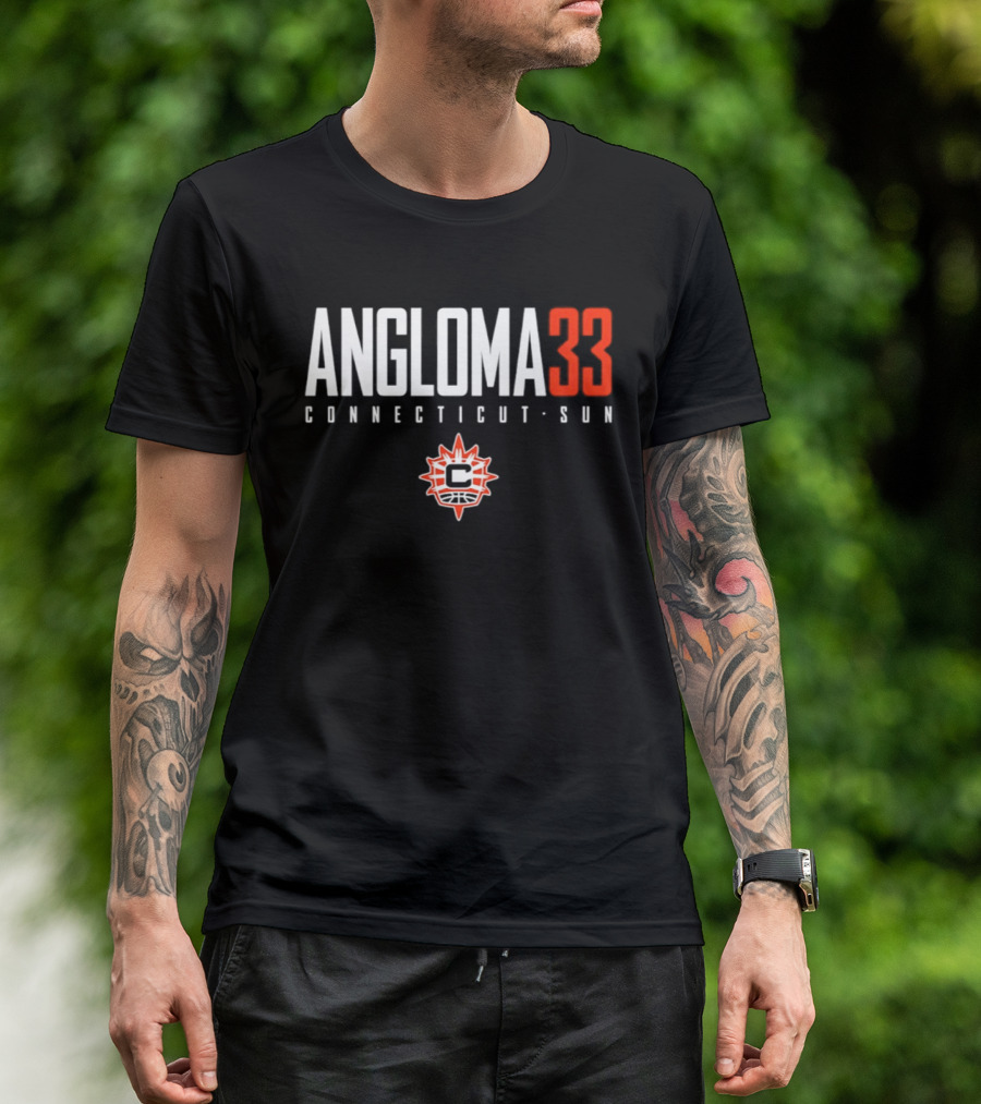 Angloma 33 Connecticut Sun WNBA Basketball Team Merchandise T-Shirt