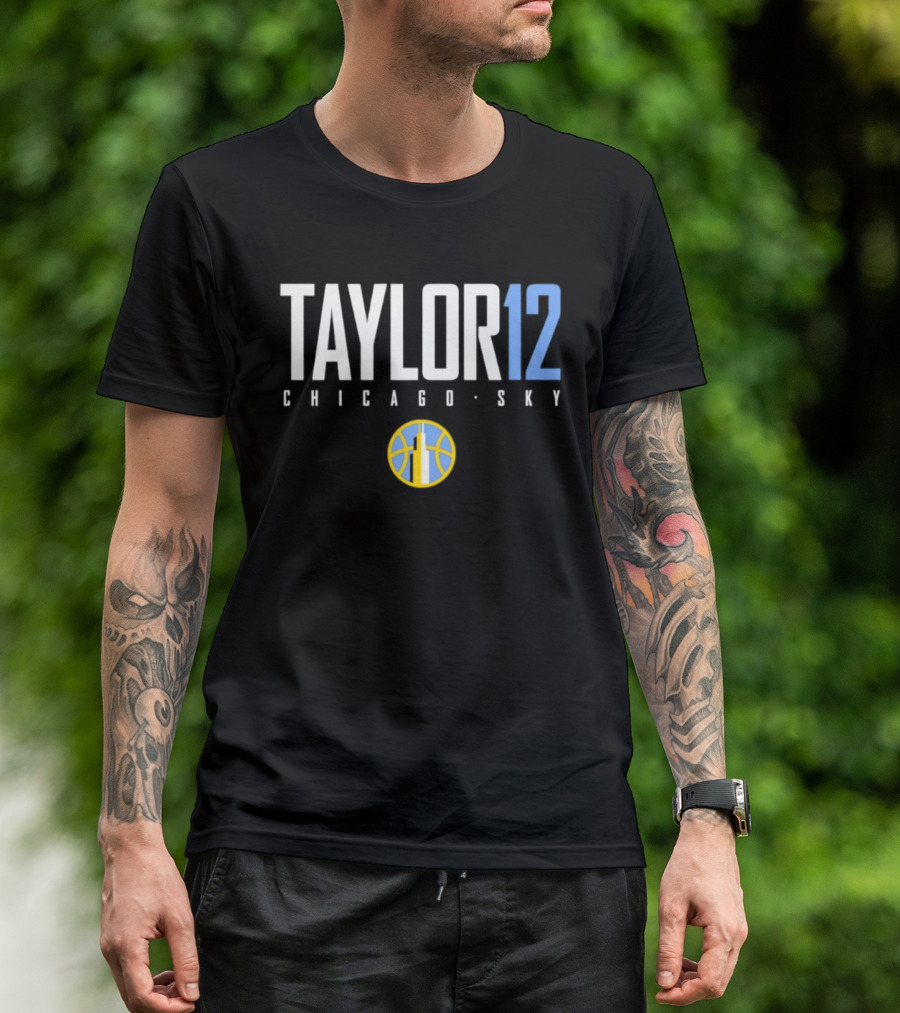 Taylor 12 Chicago Sky WNBA T-Shirt