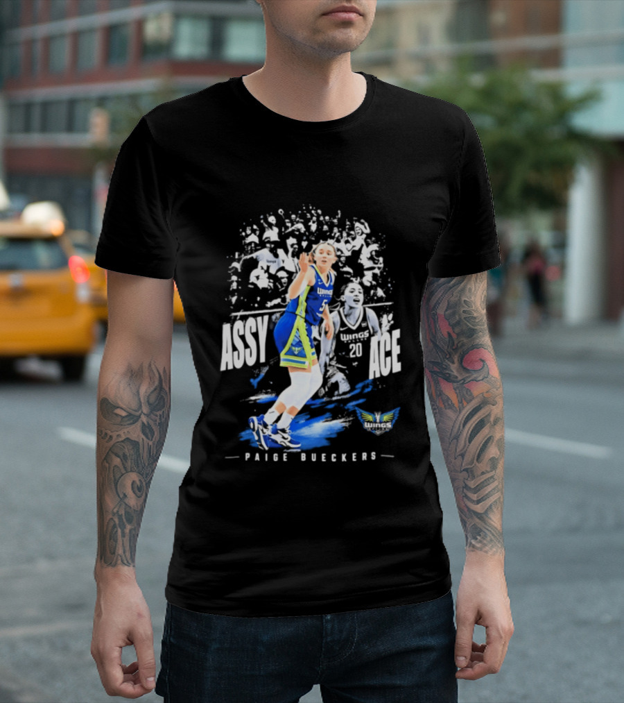 Paige Bueckers Assy Ace Dallas Wings No 5 T-Shirt