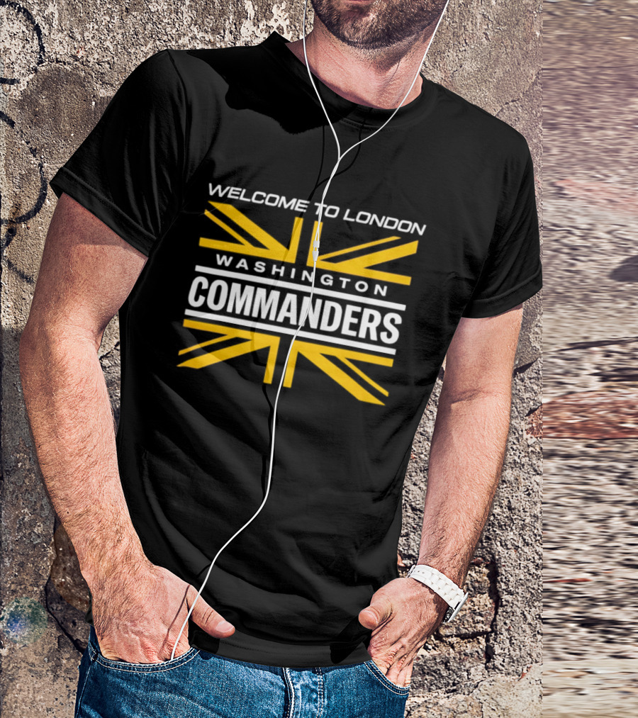 Welcome To London Washington Commanders Union Jack 2026 T-Shirt