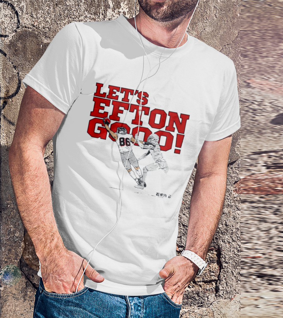 LET'S EFTON GO 88 Football Action Sports T-Shirt