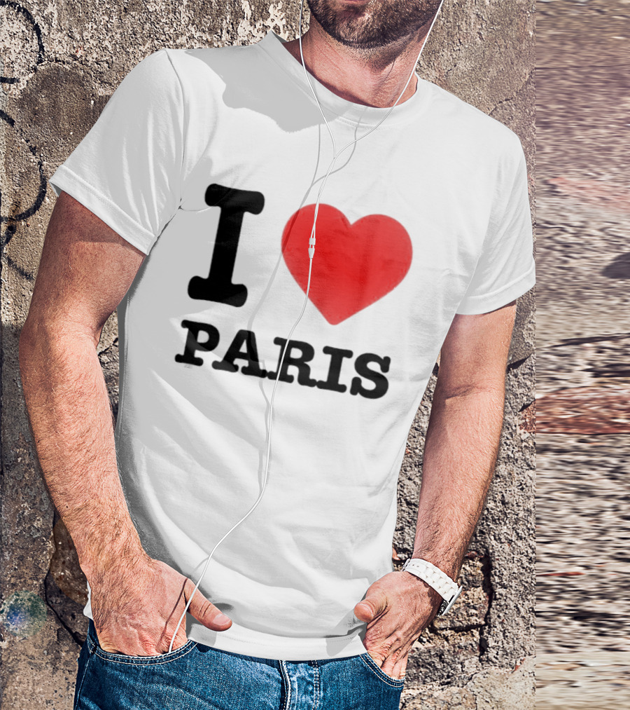 I Love Paris France City Of Light Travel T-Shirt
