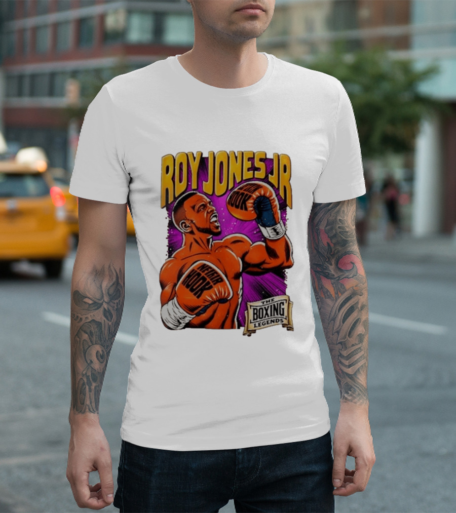 Roy Jones Jr Captain Hook Boxing Legends Wear Hook T-Shirt