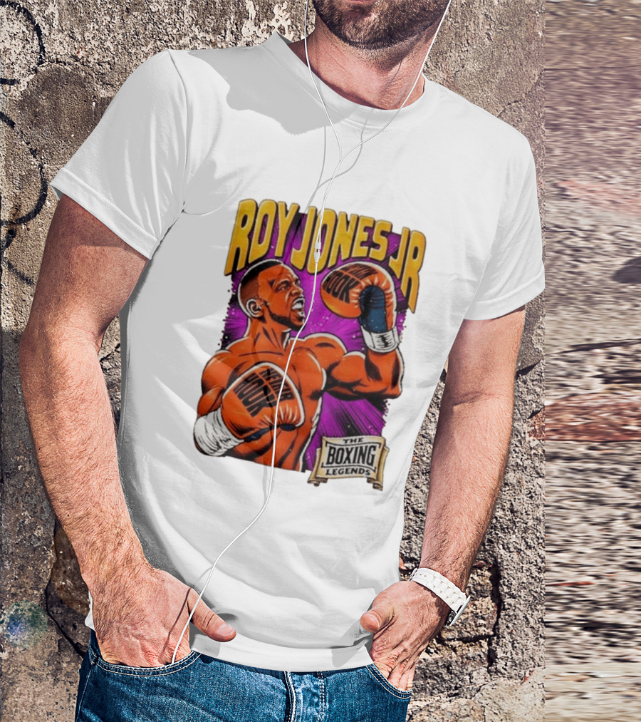 Roy Jones Jr Captain Hook Boxing Legends Wear Hook T-Shirt