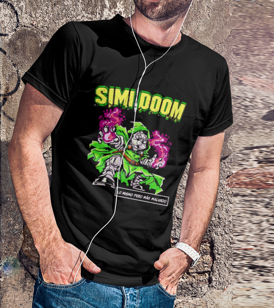 Simi Doom Lo Mismo Pero Más Malvado Doctor Doom Comic T-Shirt