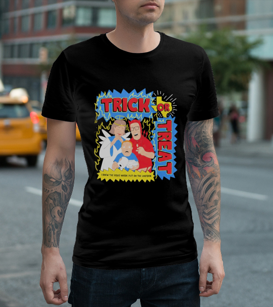 Trick Or Treat Hank Hill Halloween 2026 T-Shirt