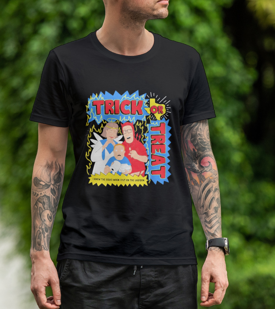 Trick Or Treat Hank Hill Halloween 2026 T-Shirt