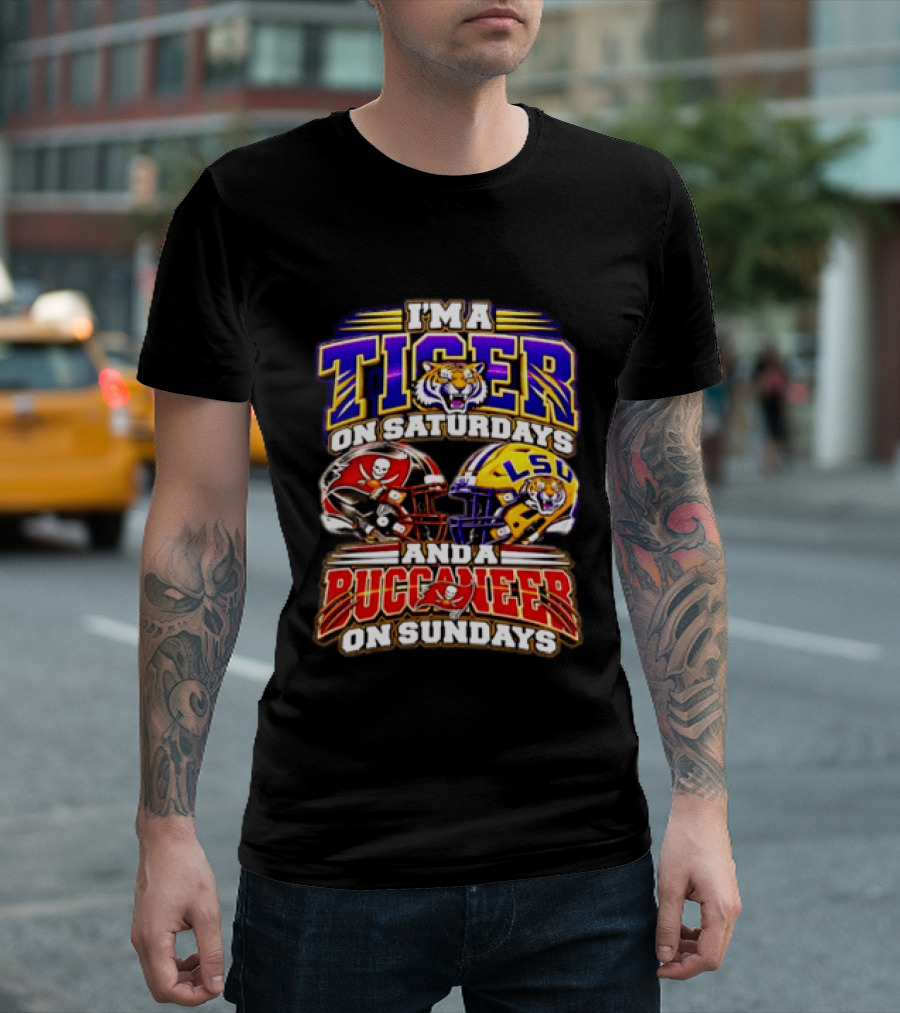 I'm A Tiger On Saturdays And A Buccaneer On Sundays T-Shirt