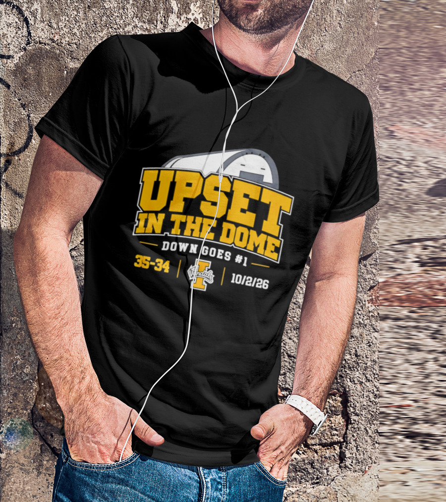 Idaho Vandals Upset In The Dome 35 34 Bown Goes #1 10/12/26 T-Shirt