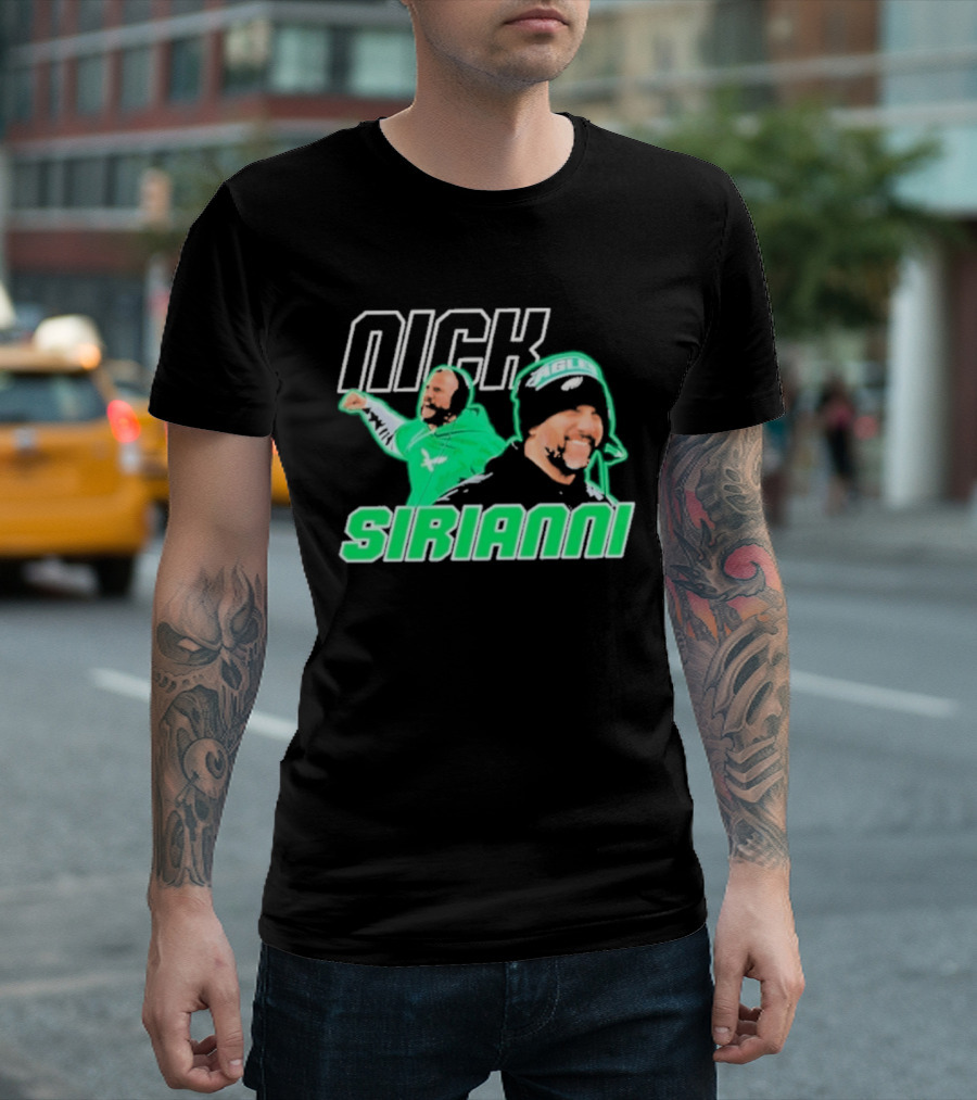 Nick Sirianni Philadelphia Eagles Kelly Green T-Shirt