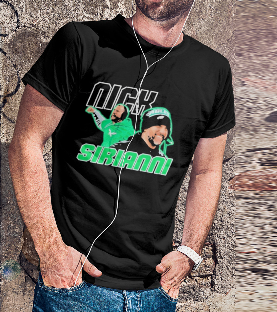 Nick Sirianni Philadelphia Eagles Kelly Green T-Shirt