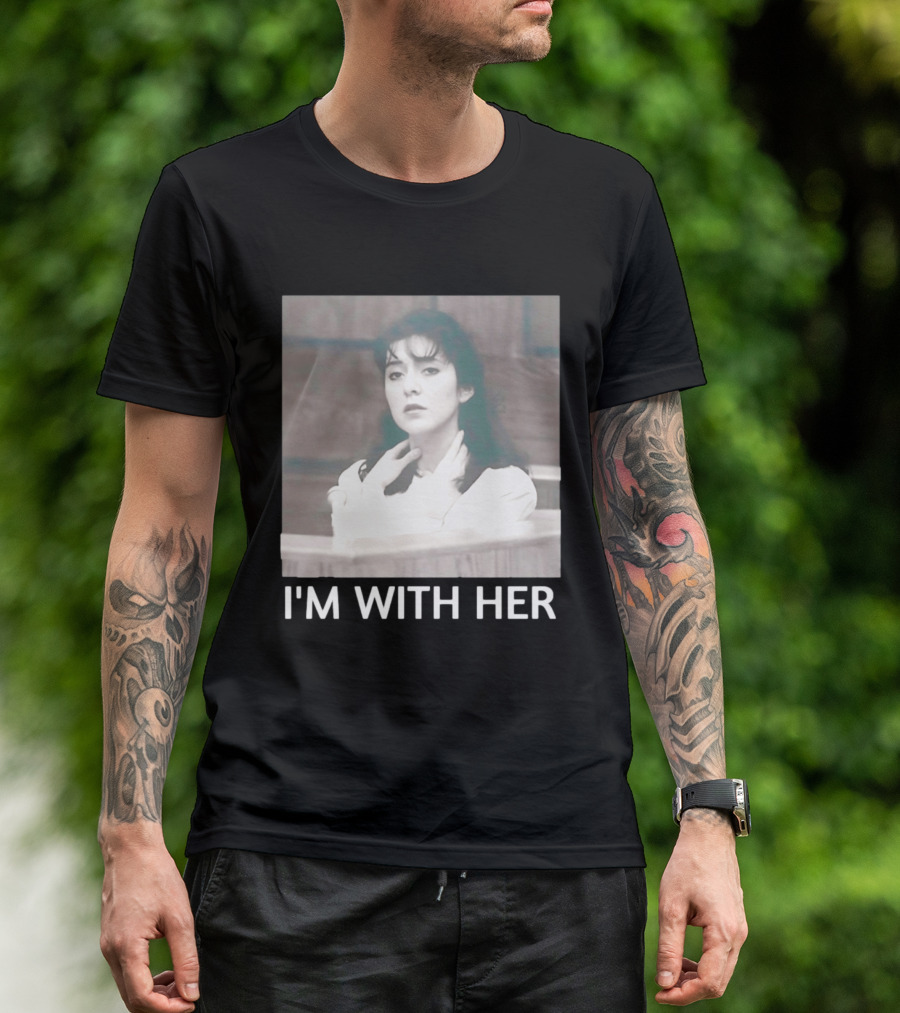 Lorena Bobbitt I'm With Her Courtroom Image T-Shirt