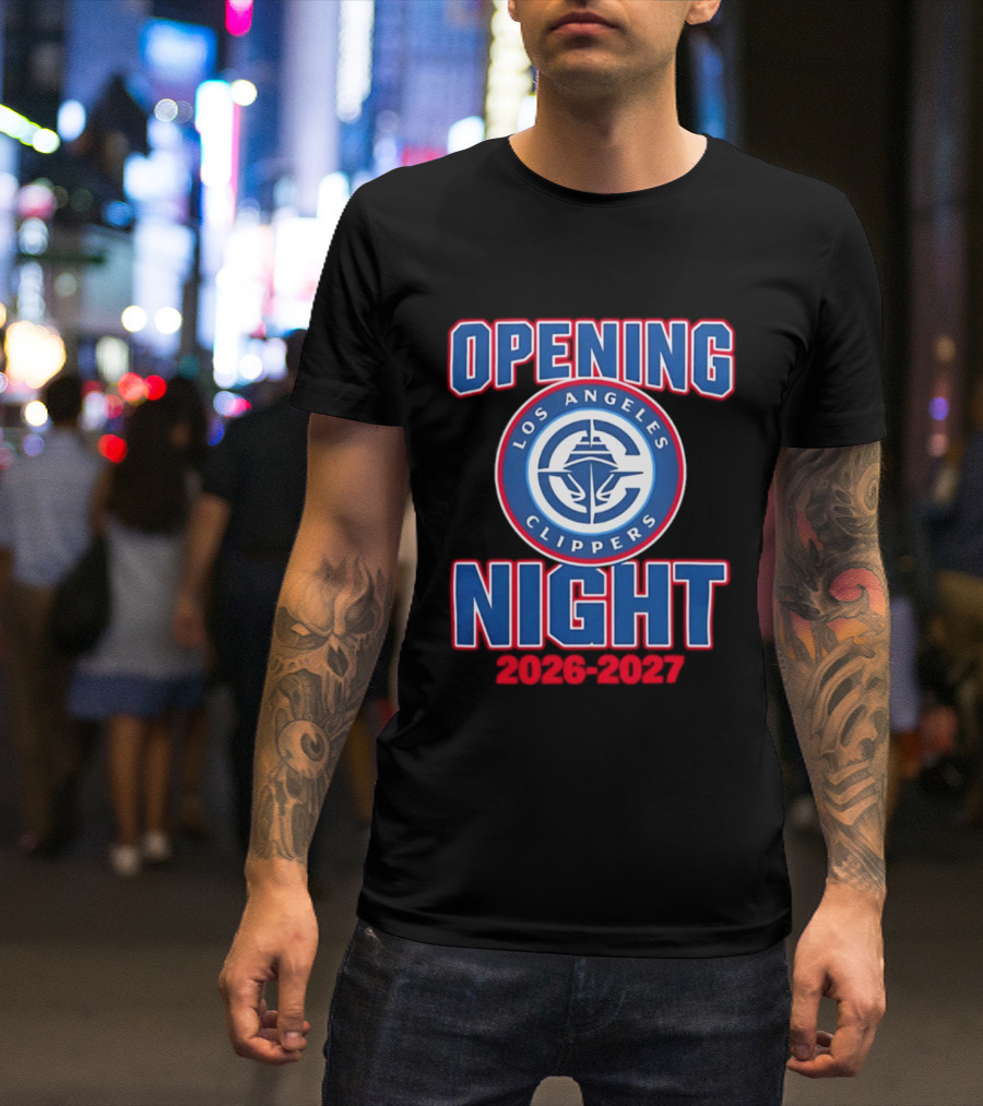 Los Angeles Clippers Opening Night 2026 2027 T-Shirt