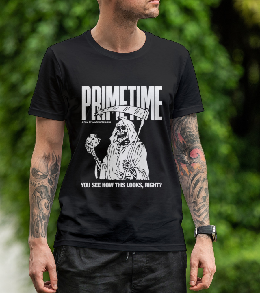 Robert Pattinson Primetime You See How This Looks Right A Film By Louis Oppenheim T-Shirt
