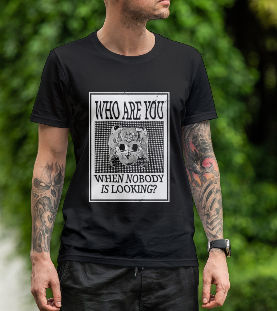 Sailor Moon Who Are You When Nobody Is Looking Anime T-Shirt