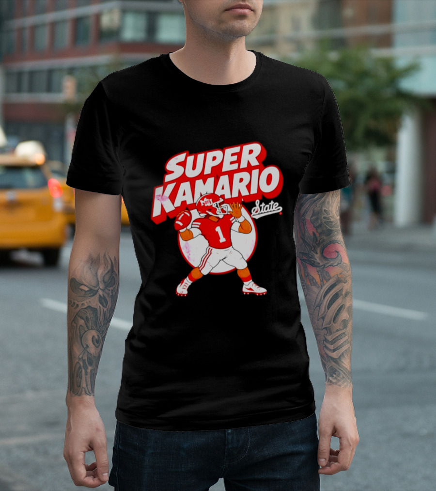 Super Kamario Mississippi State Bulldogs Football Player T-Shirt