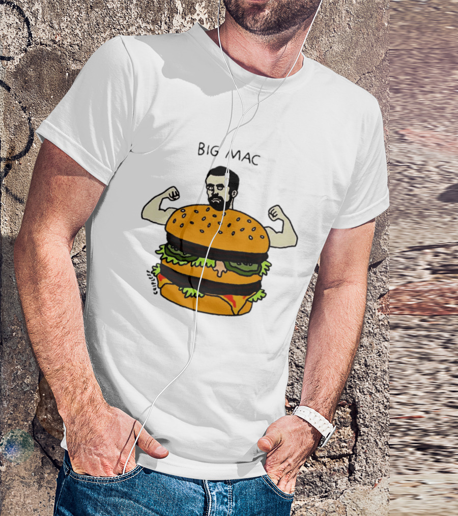 Big Mac Muscle Burger Mac DeMarco Meme T-Shirt