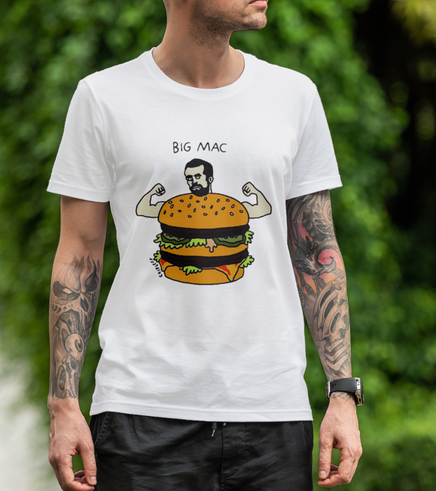 Big Mac Muscle Burger Mac DeMarco Meme T-Shirt