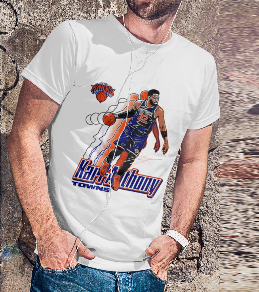 Karl Anthony Towns New York Knicks Basketball 32 T-Shirt