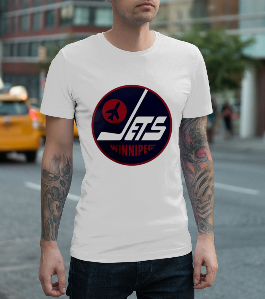 Winnipeg Jets 2026 NHL Heritage Classic Retro Circle T-Shirt