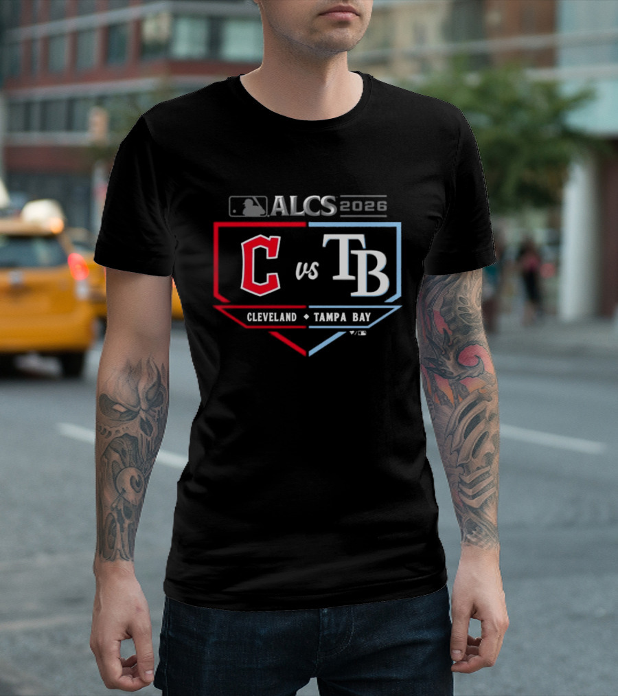 Cleveland Guardians Vs Tampa Bay Rays 2026 ALCS Matchup Official MLB T-Shirt