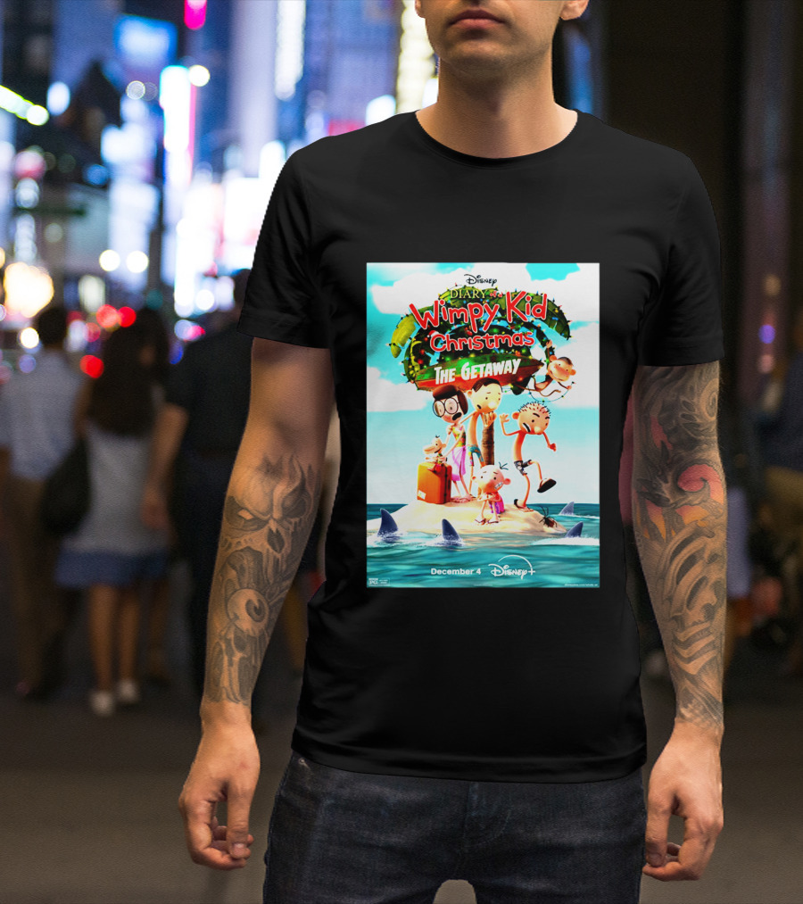 Disney Diary Of A Wimpy Kid Christmas The Getaway December 4 Disney+ T-Shirt