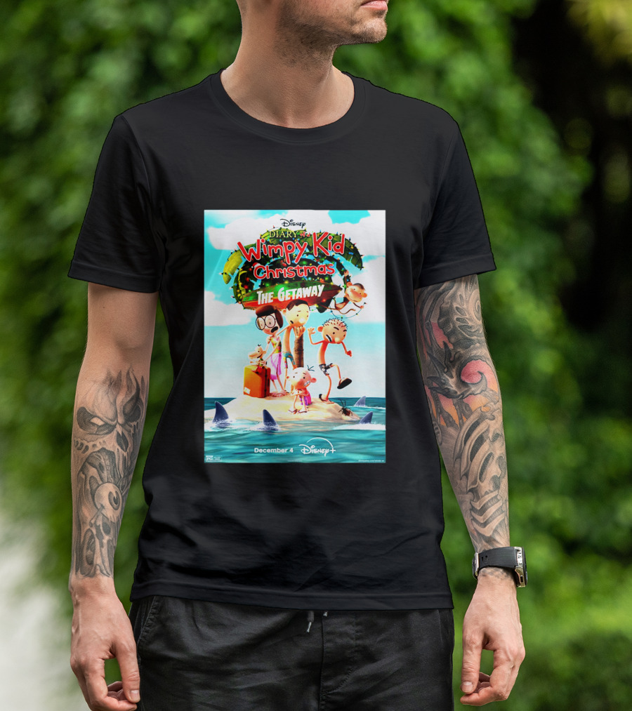 Disney Diary Of A Wimpy Kid Christmas The Getaway December 4 Disney+ T-Shirt