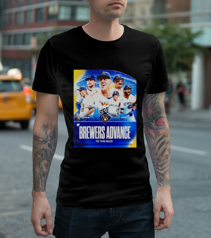 Milwaukee Brewers Advance To The NLCS 2026 Victory Celebration T-Shirt