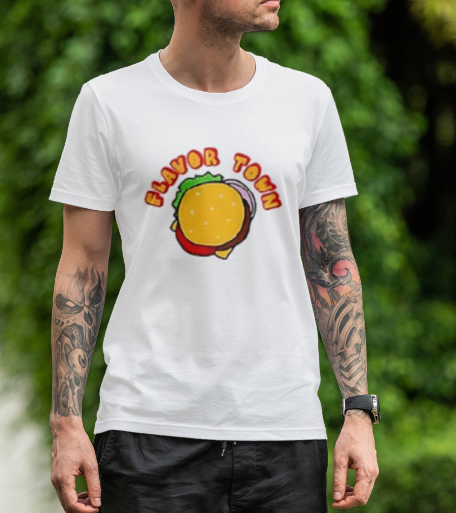 Burger Flavor Town Artisan Adjunct Ales Hot Tub Party For Ur Taste Buds T-Shirt