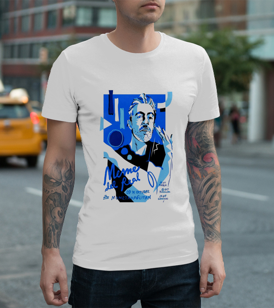 Meme Del Real 09 De Octubre 2026 Metropolitán MX Concert T-Shirt