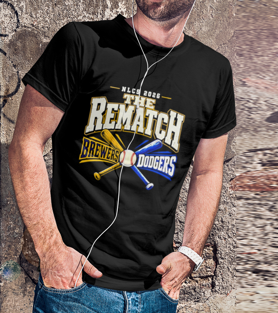 NLCS 2026 The Rematch Brewers Vs Dodgers T-Shirt