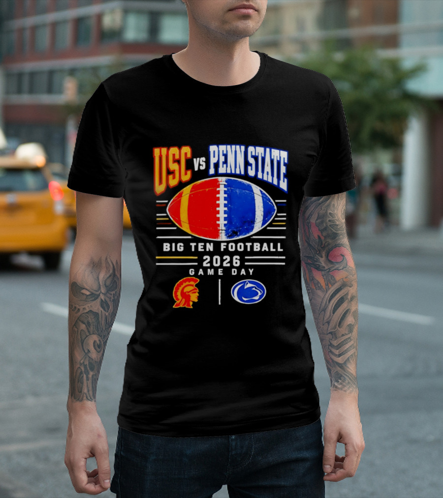 USC Vs Penn State Big Ten Football 2026 Game Day T-Shirt