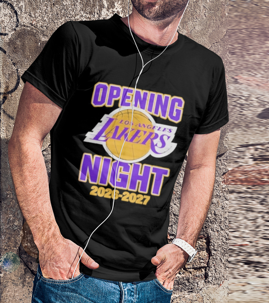 NBA 2026 2027 Opening Night Los Angeles Lakers T-Shirt