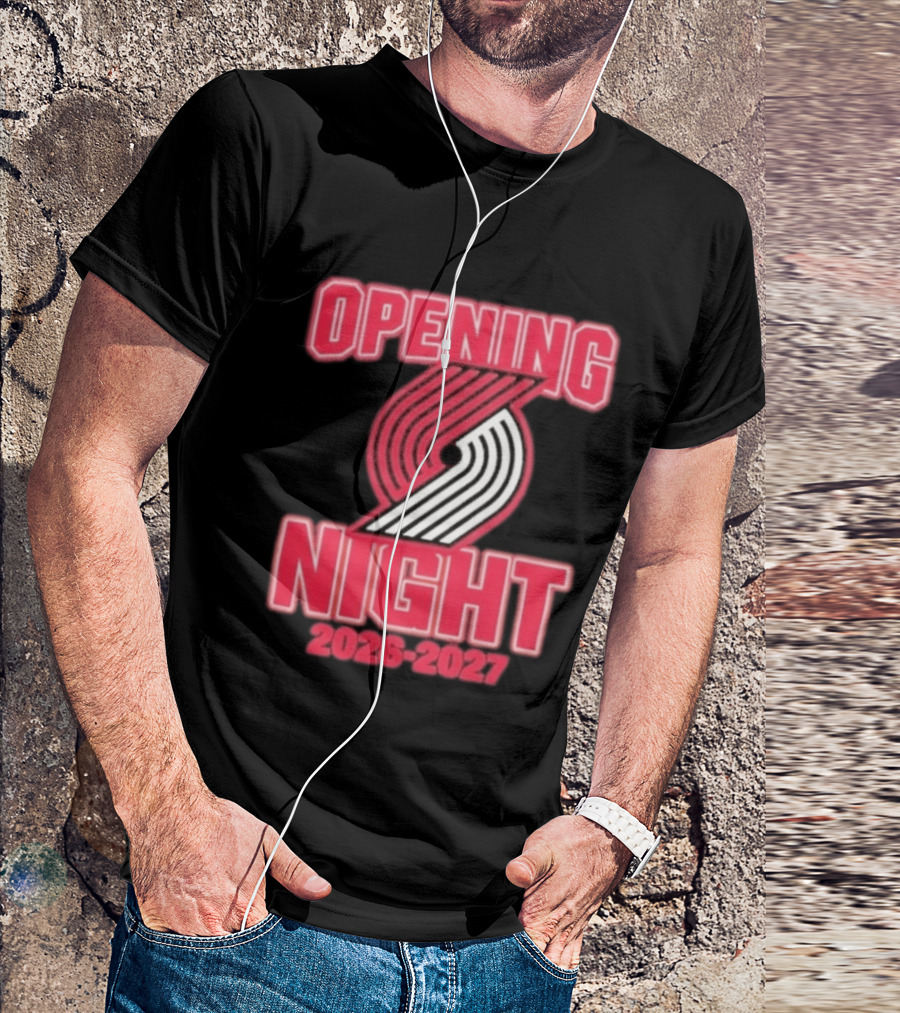 Portland Trail Blazers NBA Opening Night 2026 2027 T-Shirt
