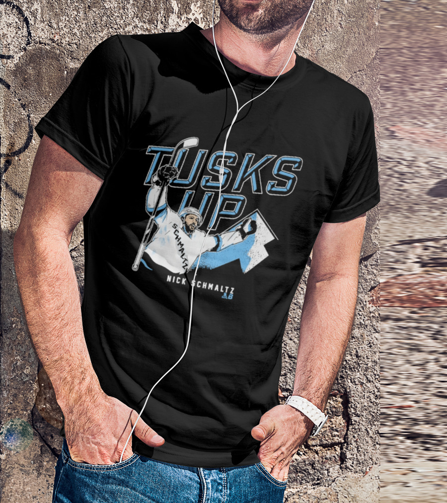 Nick Schmaltz Tusks Up Hockey Celebration T-Shirt