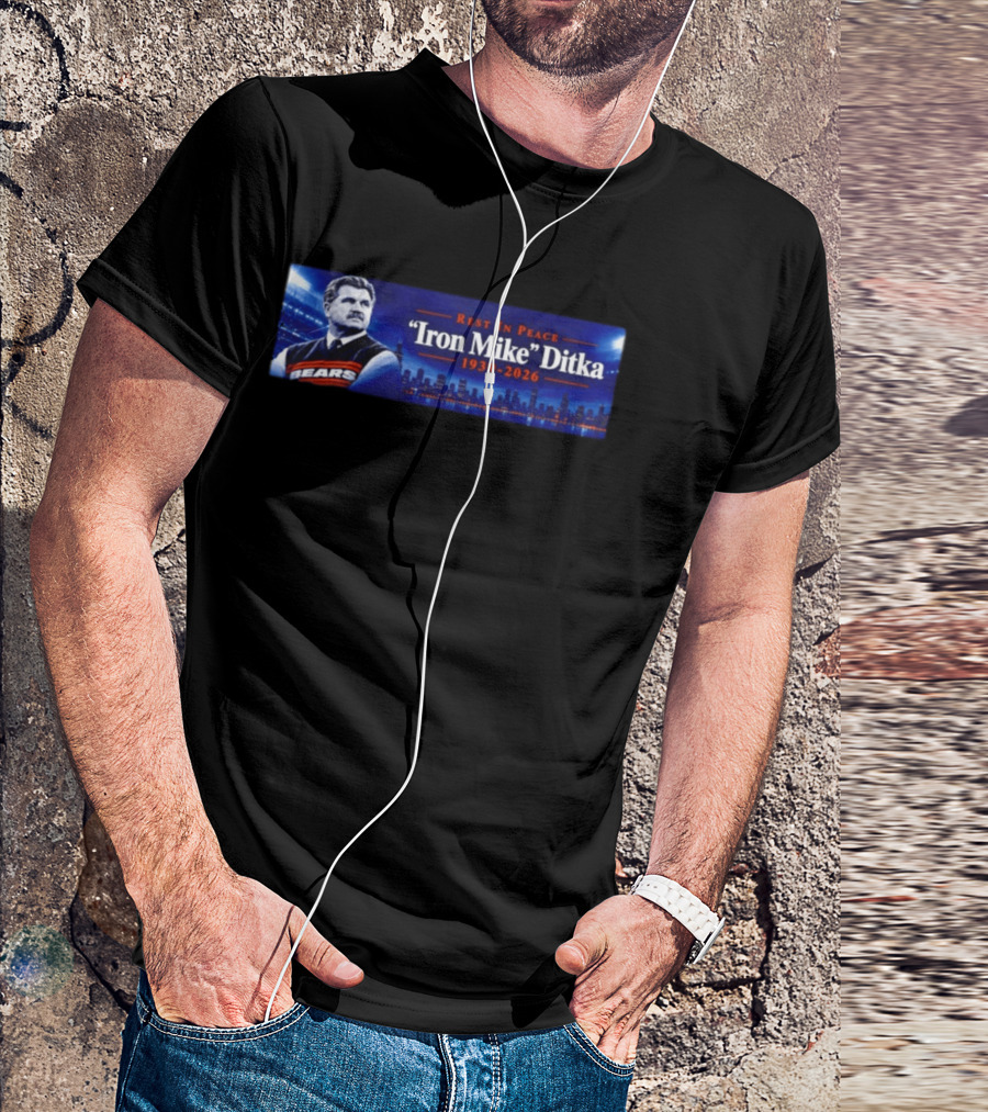 Rest In Peace Iron Mike Ditka Chicago Bears 1939 2026 T-Shirt