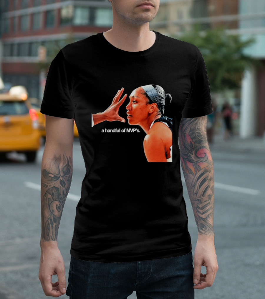 A'ja Wilson A Handful Of MVP's T-Shirt