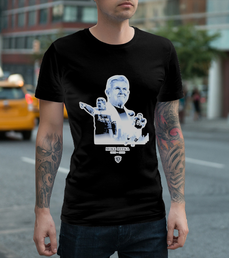 Bears Mike Ditka 1939 2020 Coach Legend Legacy T-Shirt