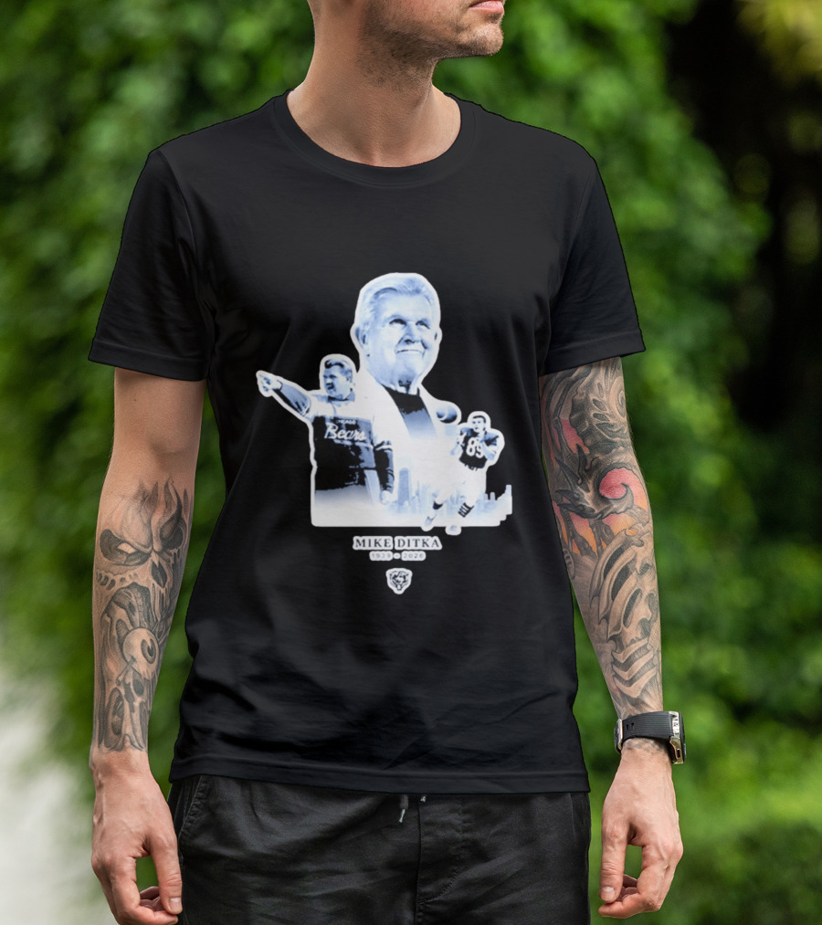 Bears Mike Ditka 1939 2020 Coach Legend Legacy T-Shirt