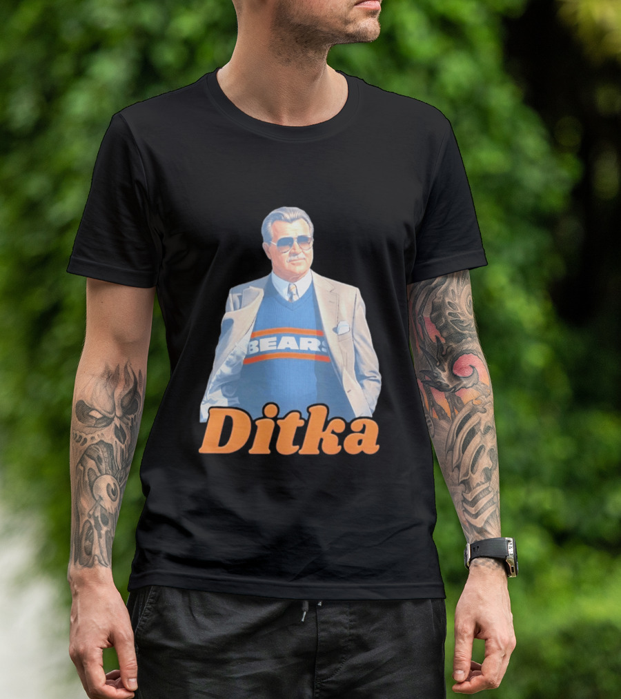 Ditka Bears Chicago Football Coach T-Shirt