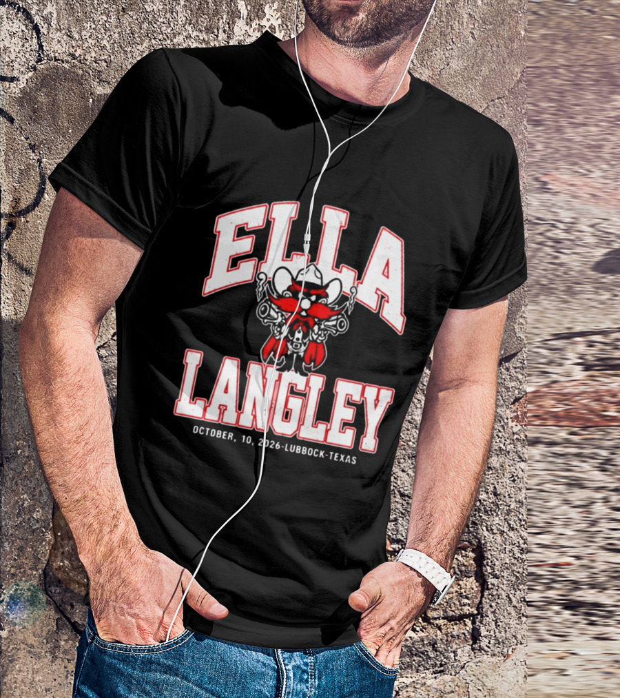Ella Langley Lubbock Texas October 10 2026 T-Shirt