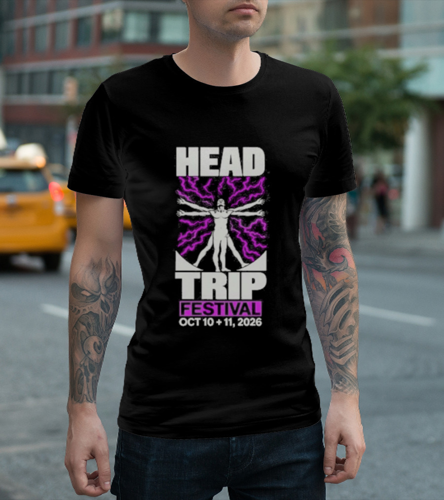 Head Trip Festival Electric Man Oct 13 14 2023 T-Shirt