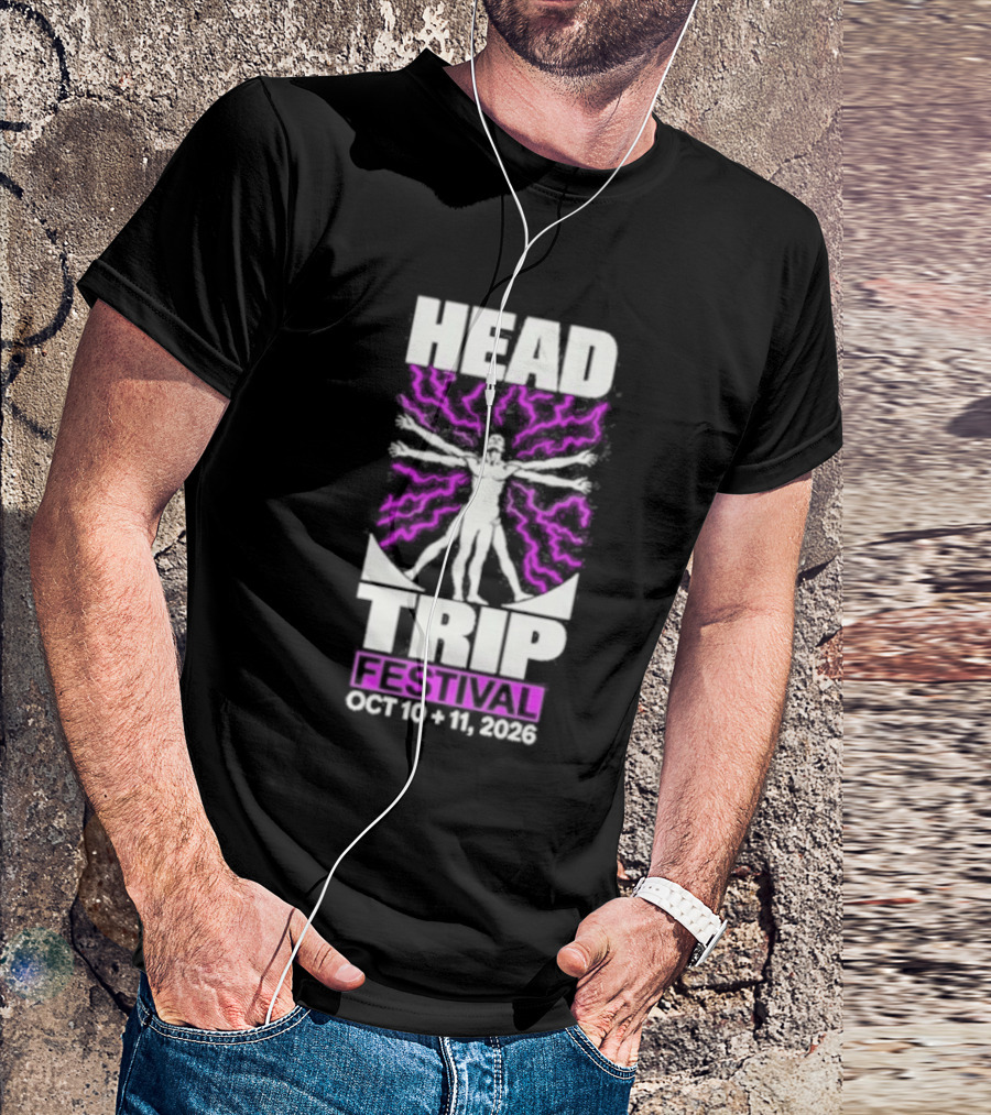 Head Trip Festival Electric Man Oct 13 14 2023 T-Shirt