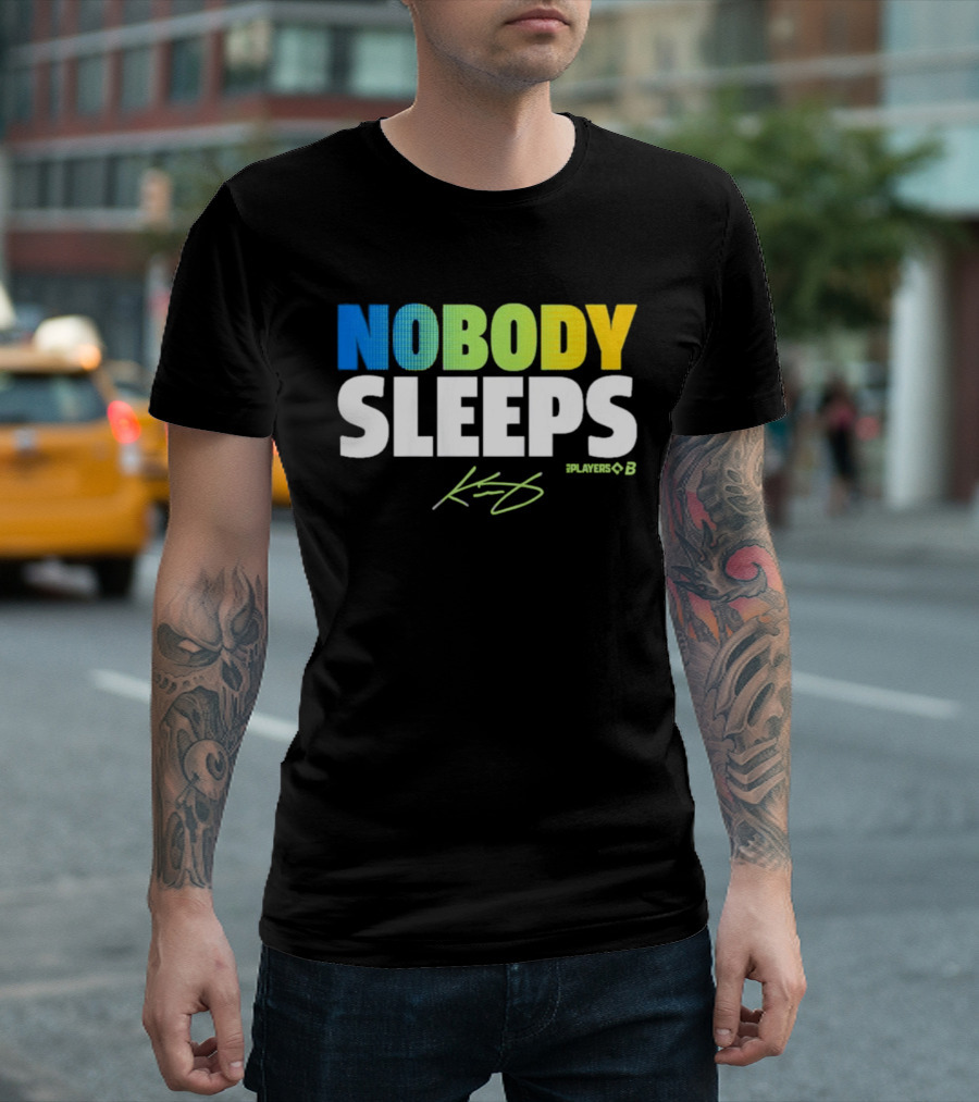 Kevin Cash Nobody Sleeps Signature Summer B T-Shirt