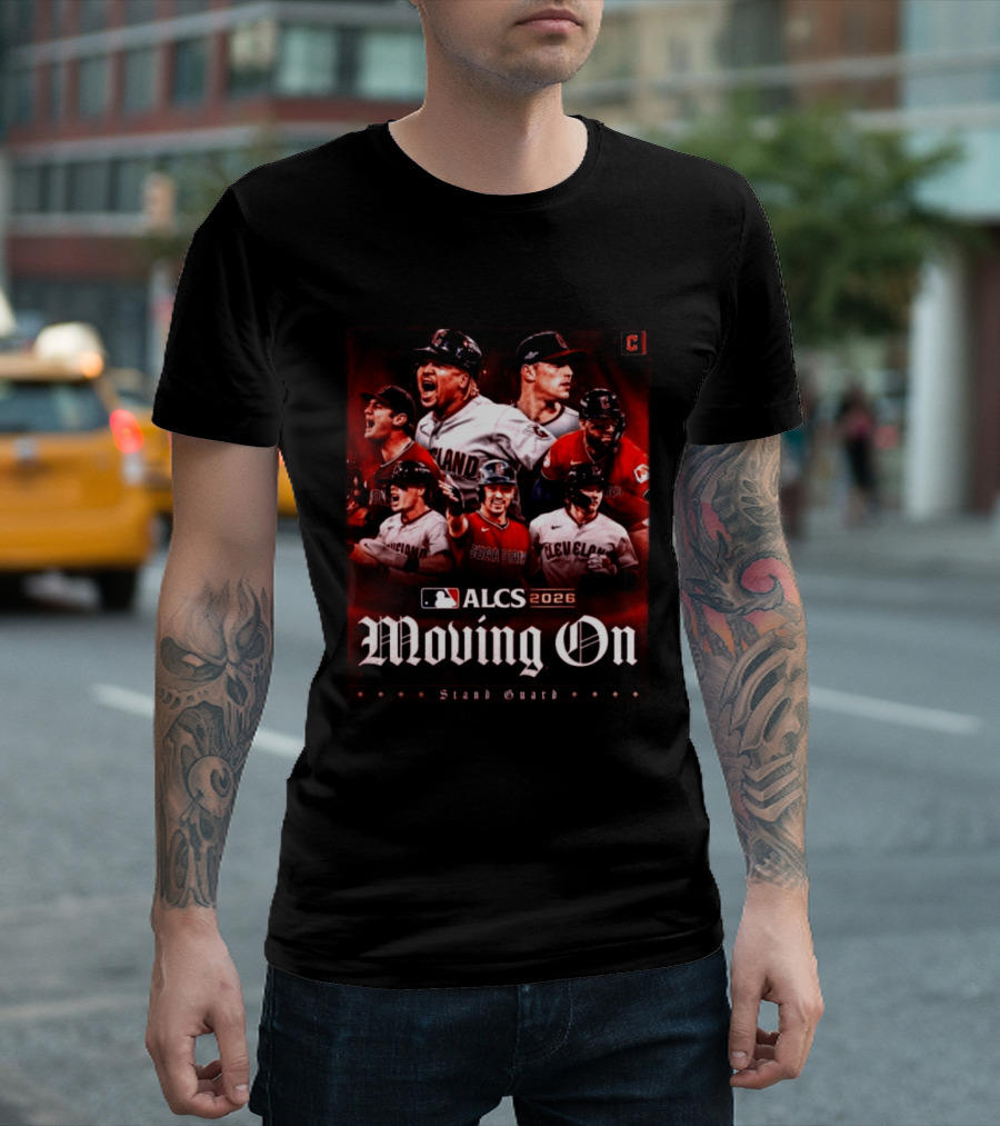 ALCS 2026 Cleveland Guardians Moving On Stand Guard T-Shirt