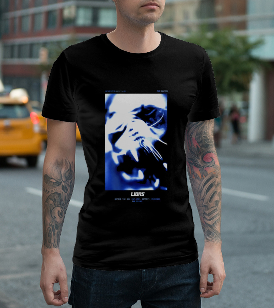 Detroit Lions 2026 Rivalries Collection Loose Fit Boyfriend Lions Inner Strength Outer Toughness Excellence T-Shirt