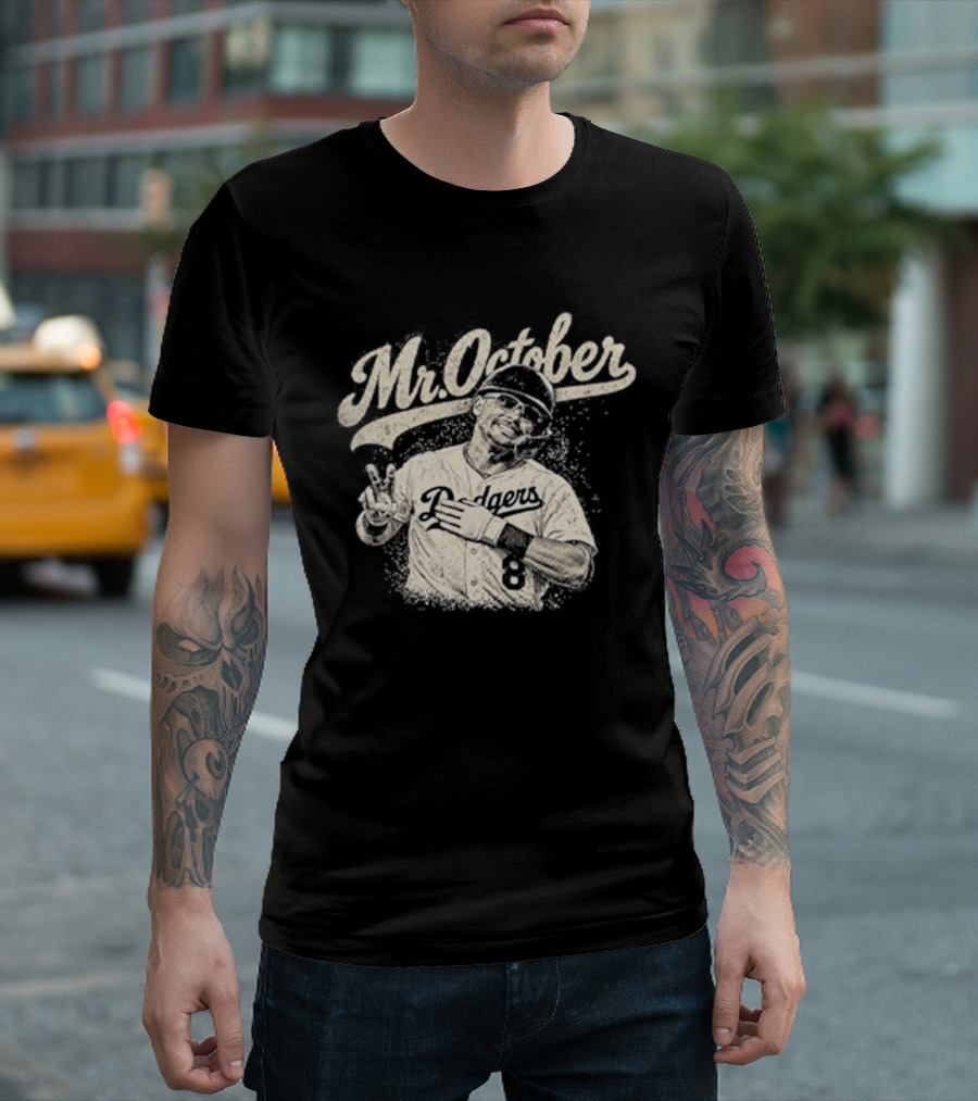 Mr October Dodgers Kike Hernandez Baseball Triumph T-Shirt
